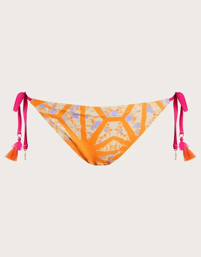 Santiago Bikini Bottoms Orange Women Monsoon Beachwear and Swimwear