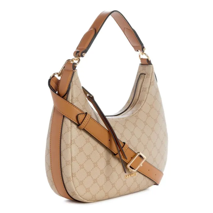 Saoirse Hobo Khaki Logocamel WomenMen Nine West New Handbags