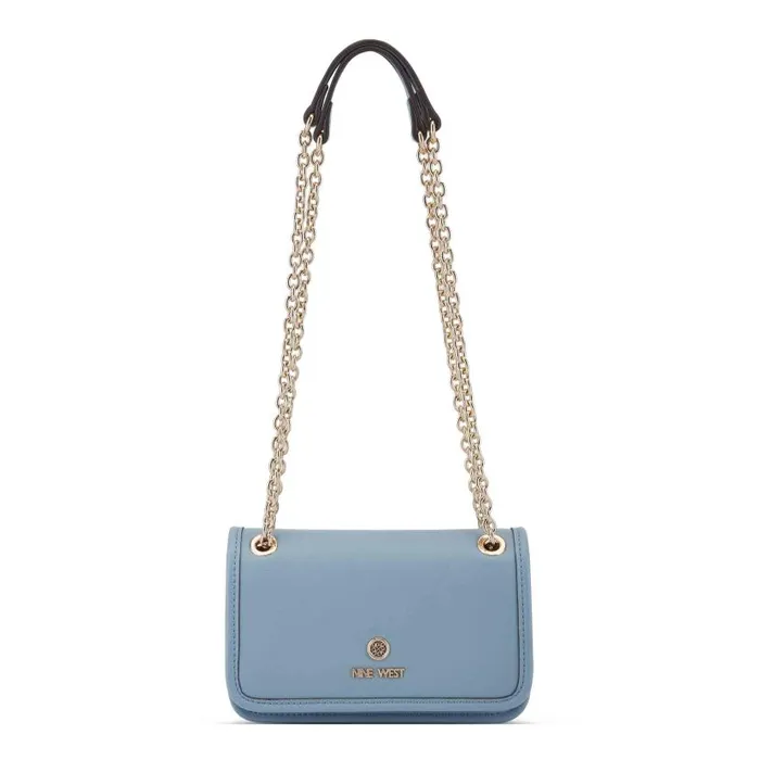 Saoirse Mini Convertible Crossbody Flap Pale Denim WomenMen Nine West Crossbody Saoirse Mini Convertible Crossbody Flap Pale Denim WomenMen Nine West Crossbody