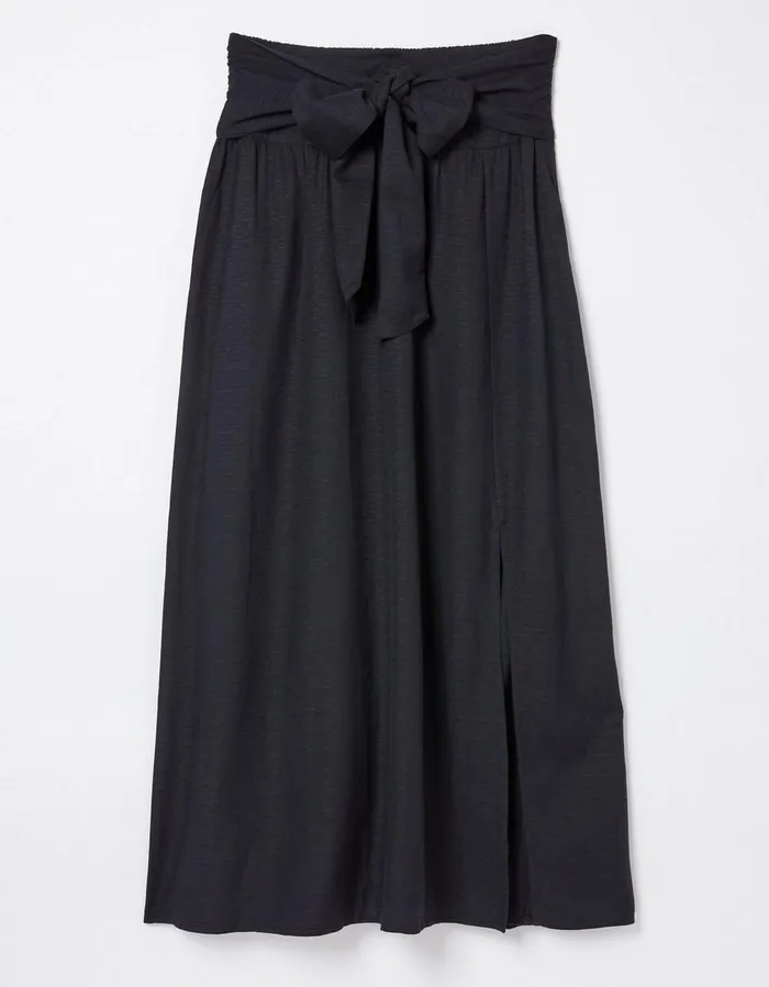 Sascha Midi Skirt Black Women FatFace Skirts