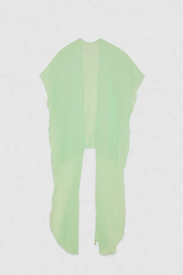Scarves Women Patrizia Pepe Viscose Chiffon Stole Planet Green
