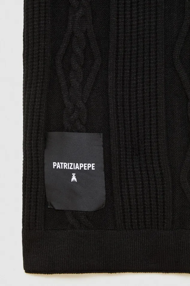 Scarves Women Patrizia Pepe Viscose Scarf Nero