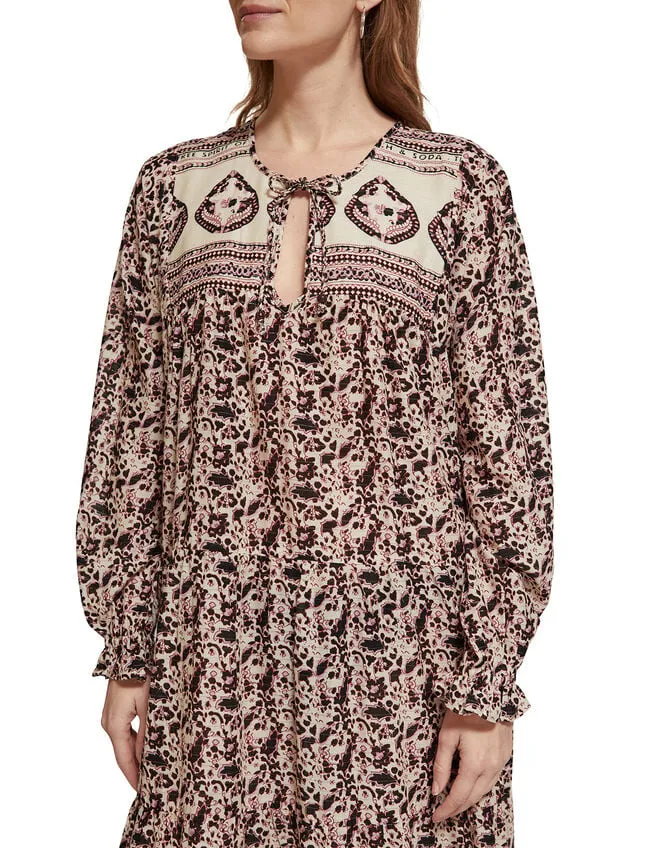 Scotch And Soda Print Maxi Dress Multi Women Monsoon Dresses