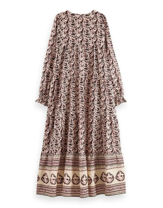 Scotch And Soda Print Maxi Dress Multi Women Monsoon Dresses