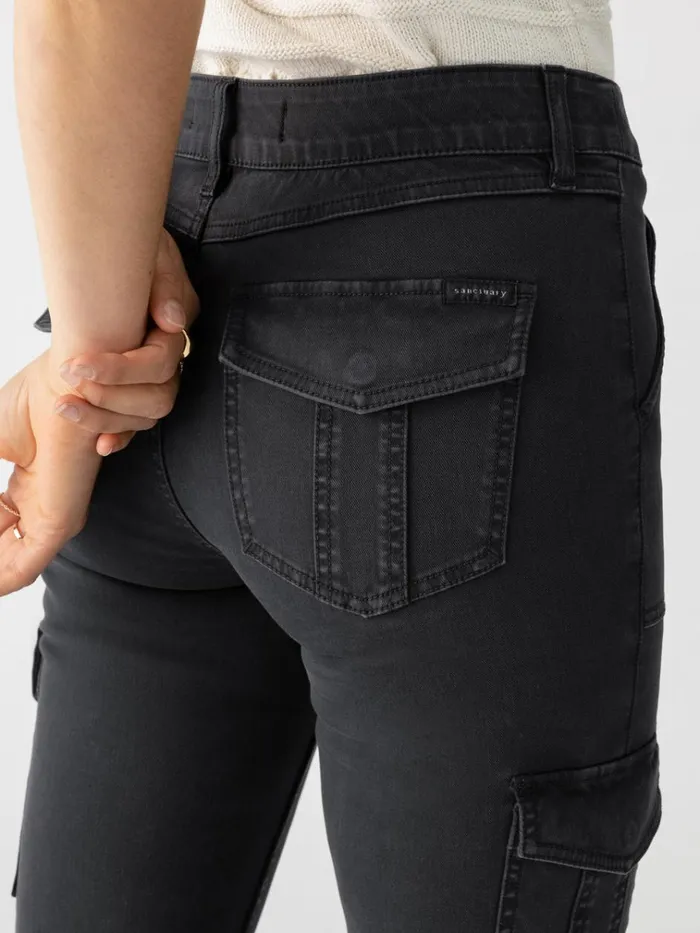 Sculpted Hayden Bootcut Standard Rise Pant Black Women Sanctuary Clothing Pants
