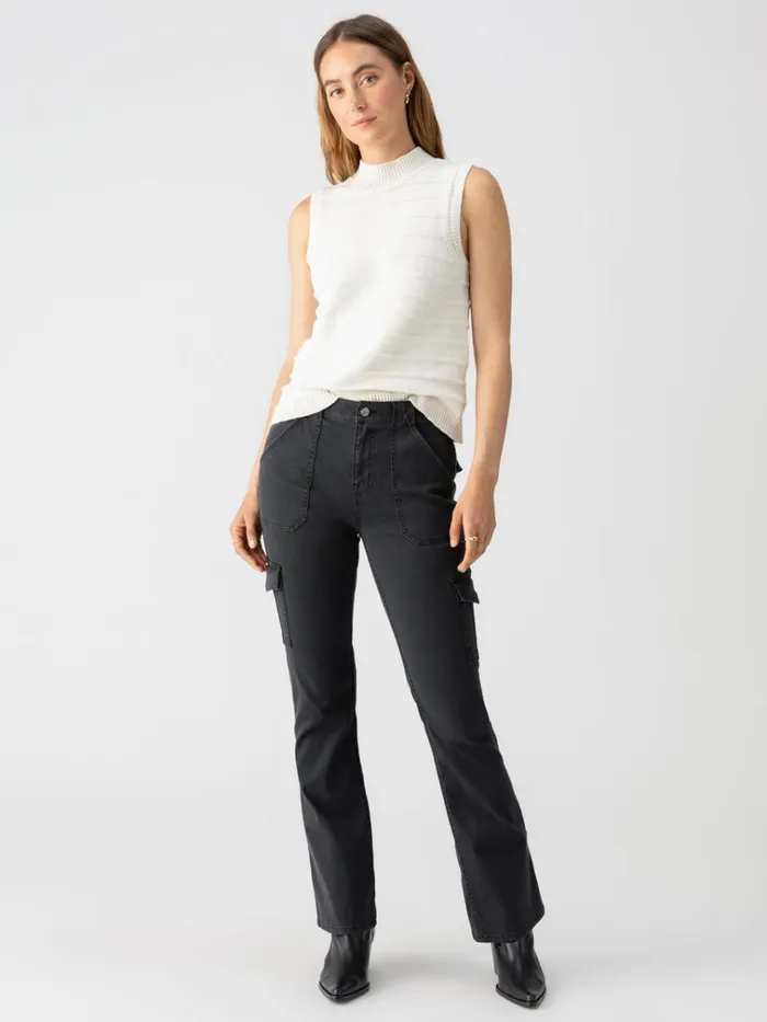 Sculpted Hayden Bootcut Standard Rise Pant Black Women Sanctuary Clothing Pants
