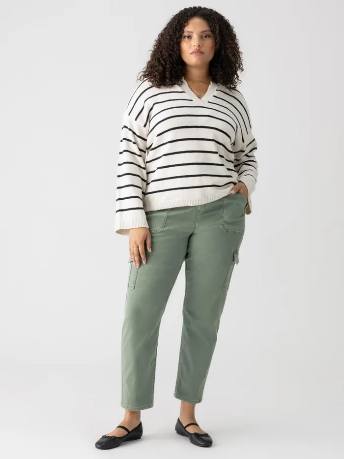 Sculpted Hayden Cargo Standard Rise Pant Dark Spruce Inclusive Collection Women Sanctuary Clothing Pants
