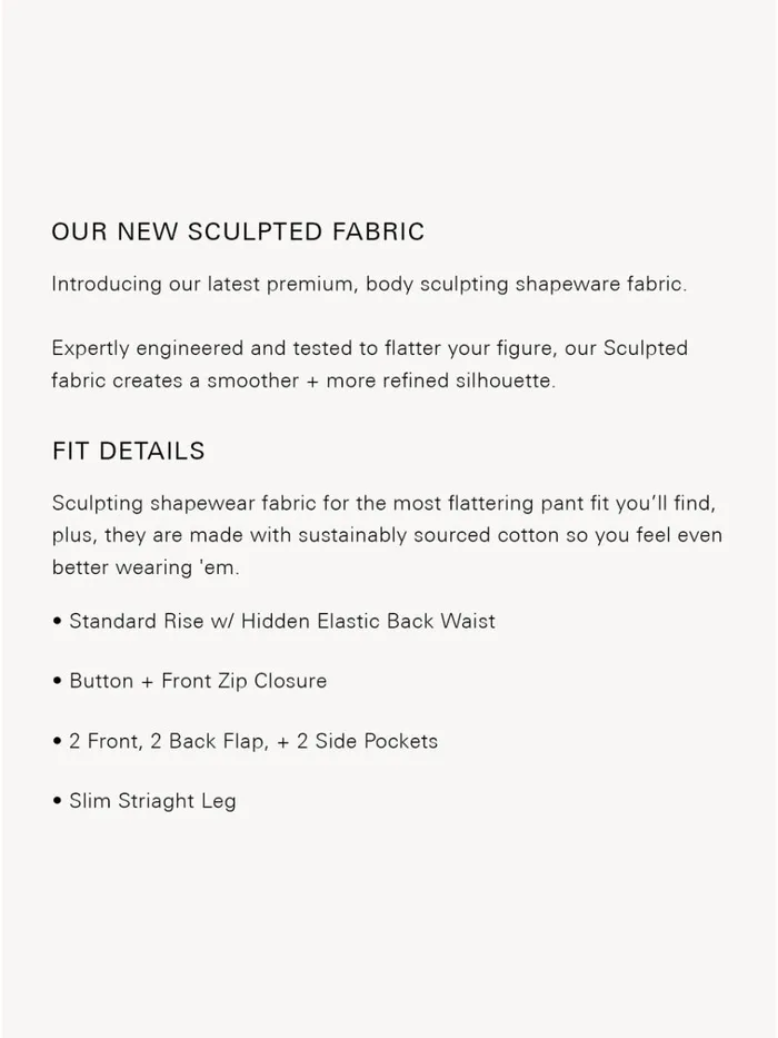 Sculpted Hayden Slim Straight Standard Rise Pant Dark Spruce Women Sanctuary Clothing Pants