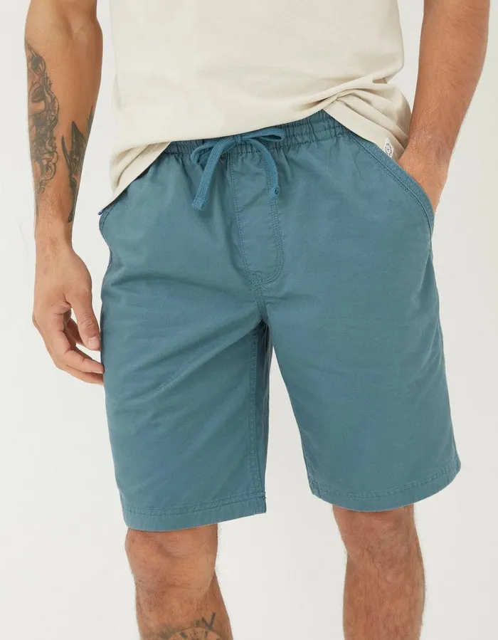 Seaton Pull On Shorts Dark Teal Green Men FatFace Shorts