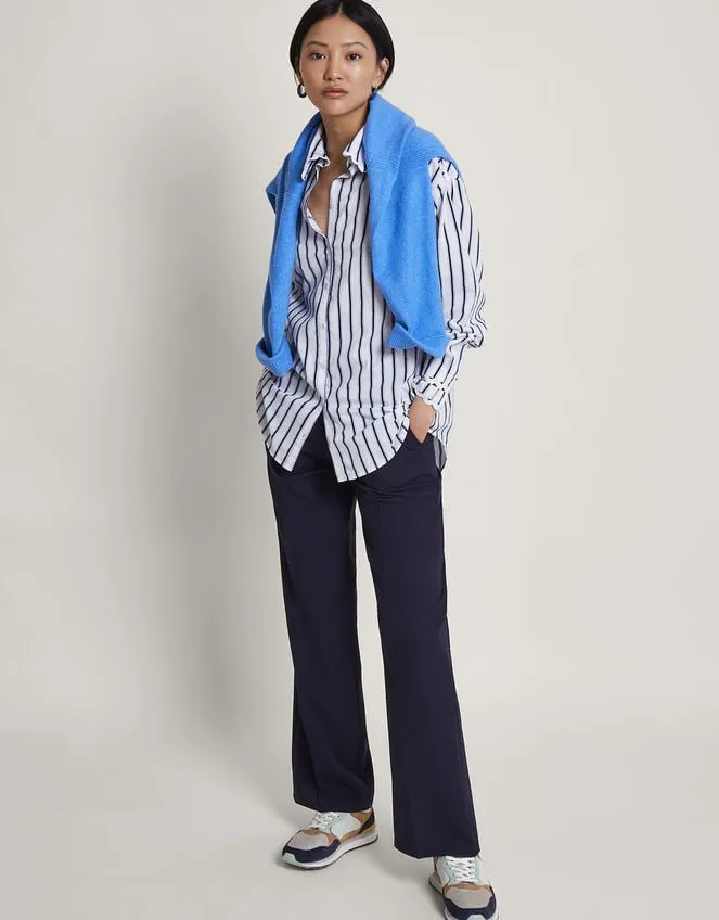 Selma Longline Shirt Blue Women Monsoon Tops and Blouses