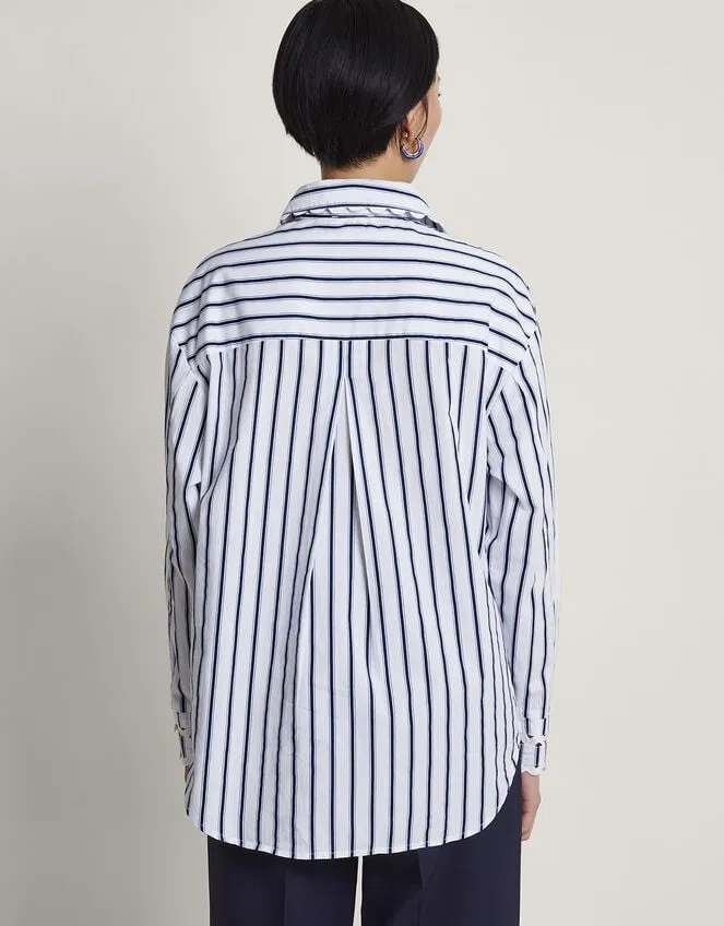 Selma Longline Shirt Blue Women Monsoon Tops and Blouses