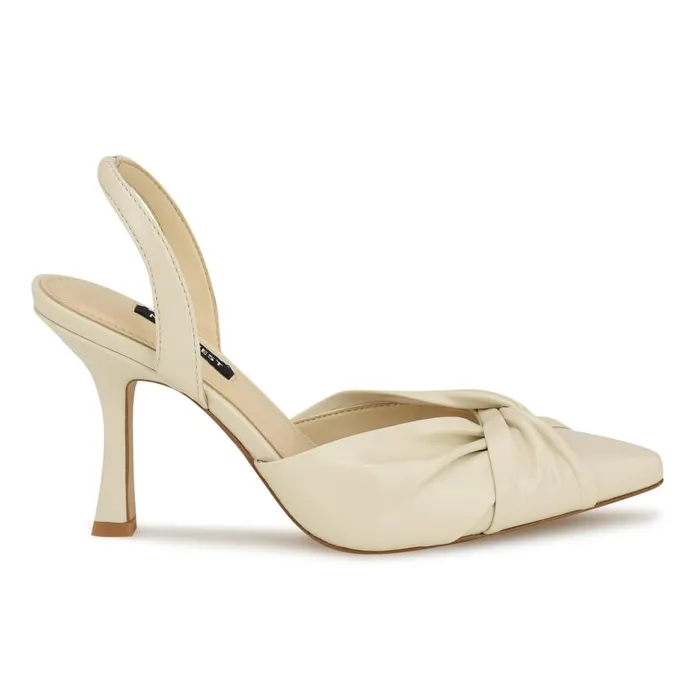 Shanti Slingback Pumps Ivory Women Nine West Heels