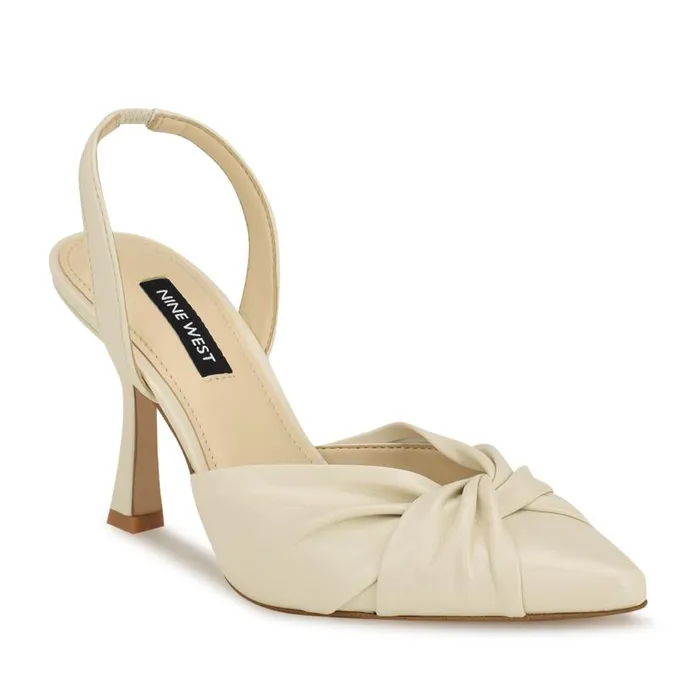 Shanti Slingback Pumps Ivory Women Nine West Heels