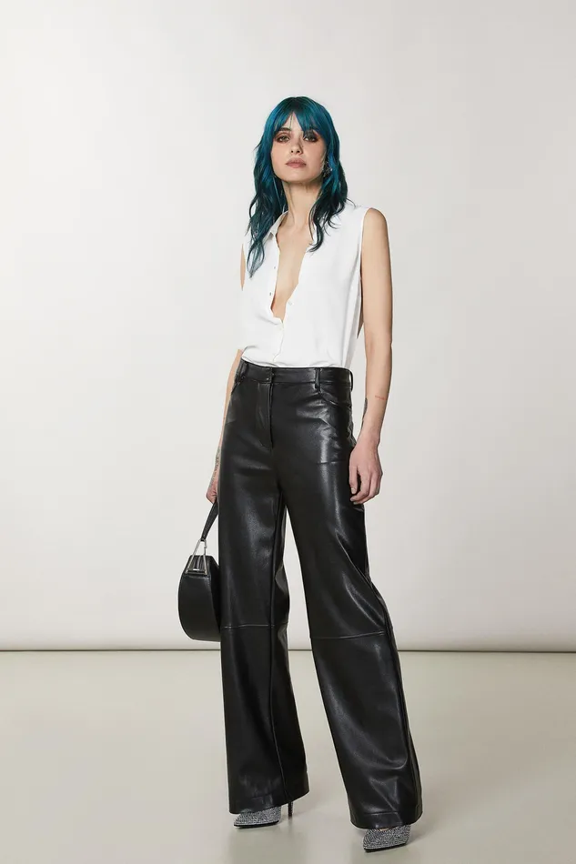 Shirts Women Patrizia Pepe Sleeveless Viscose Shirt Bianco