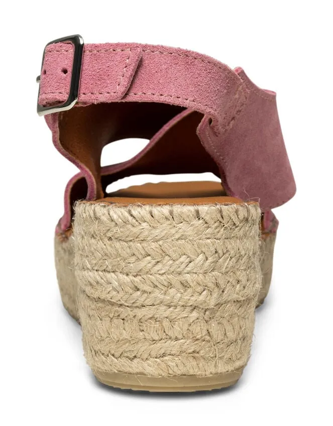 Shoe The Bear Suede Wedges Pink Women Monsoon Sandals