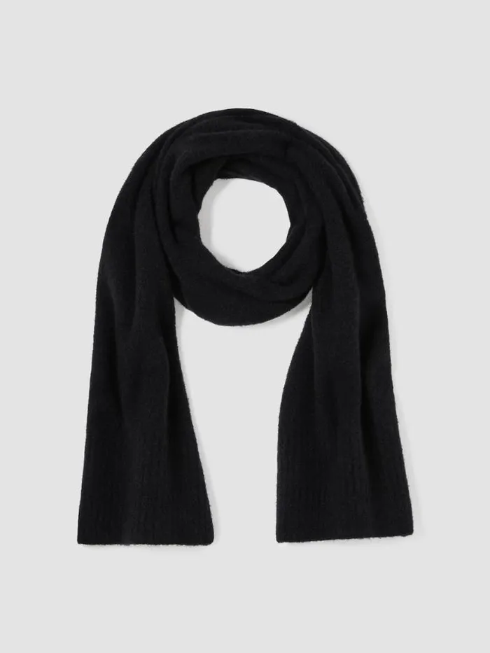 Shop Eileen Fisher Accessories Cashmere Silk Bliss Scarf Black