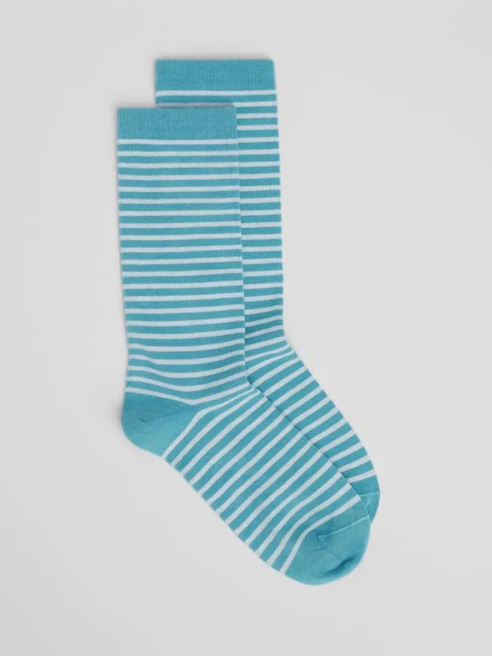 Shop Eileen Fisher Accessories Cotton Trouser Sock River