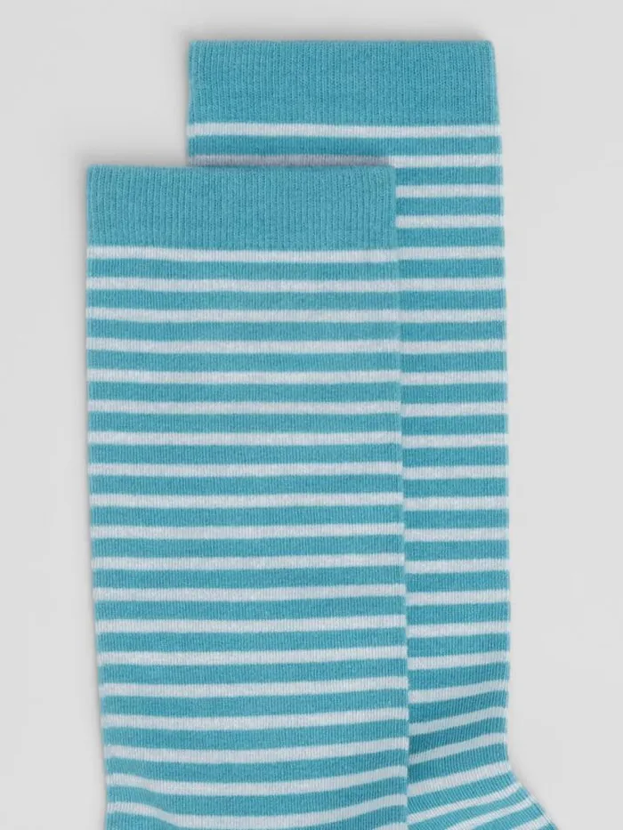 Shop Eileen Fisher Accessories Cotton Trouser Sock River
