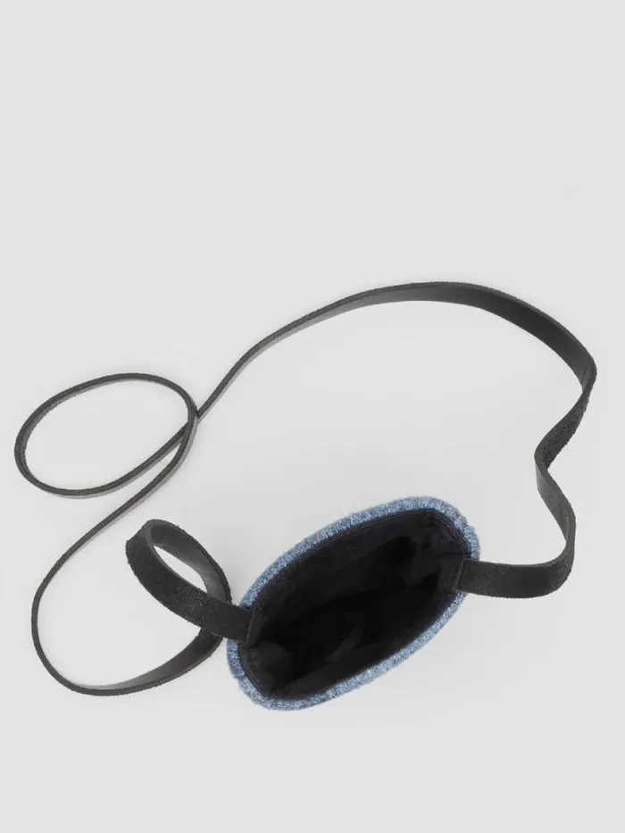 Shop Eileen Fisher Accessories Waste No More Denim Phone Pouch Indigo