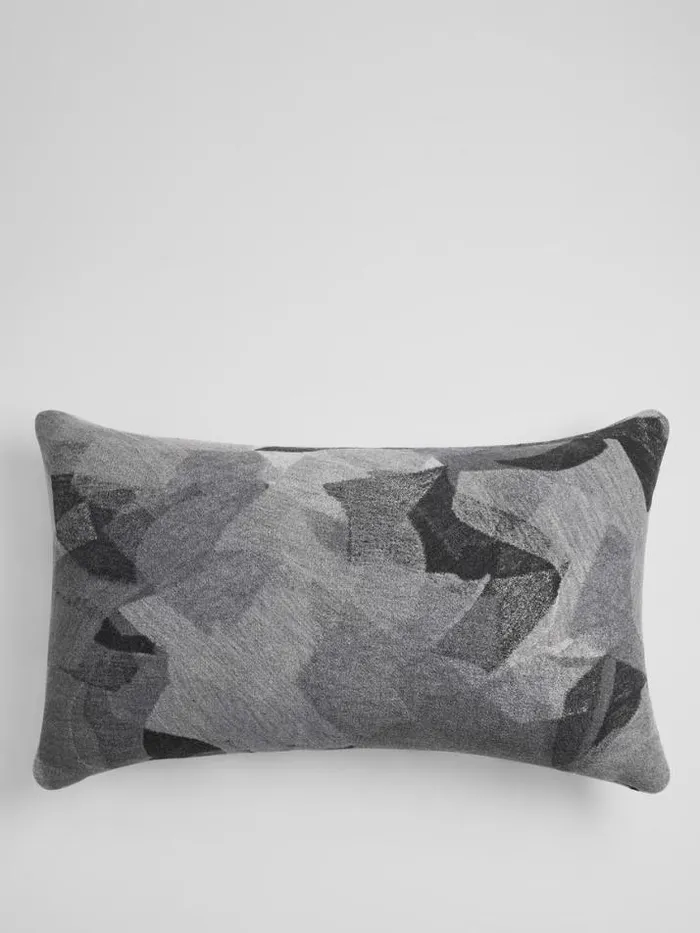 Shop Eileen Fisher Accessories Waste No More Felted Pillow 12034 By 20034 Grey