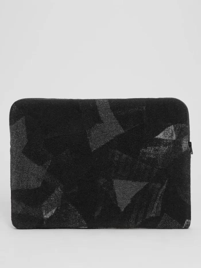 Shop Eileen Fisher Accessories Waste No More Laptop Case Charcoal