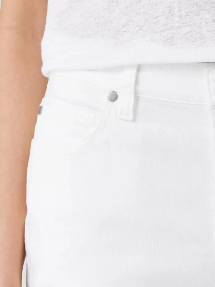 Shop Eileen Fisher Denim Organic Cotton Denim Straight Jean White