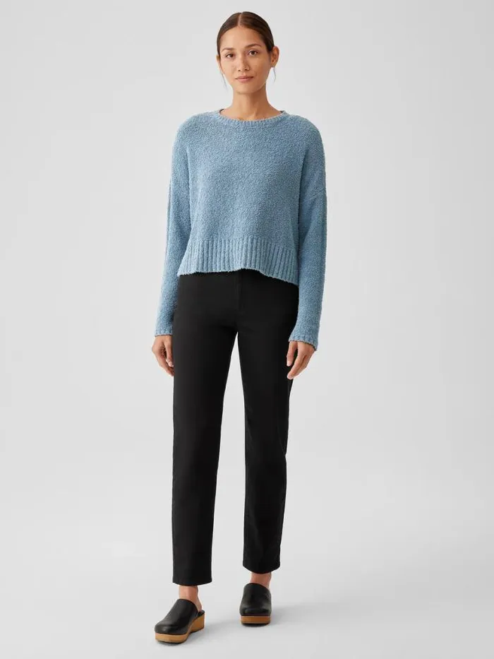 Shop Eileen Fisher Extended Sizing 1X3X Organic Cotton Denim Slim Jean Black