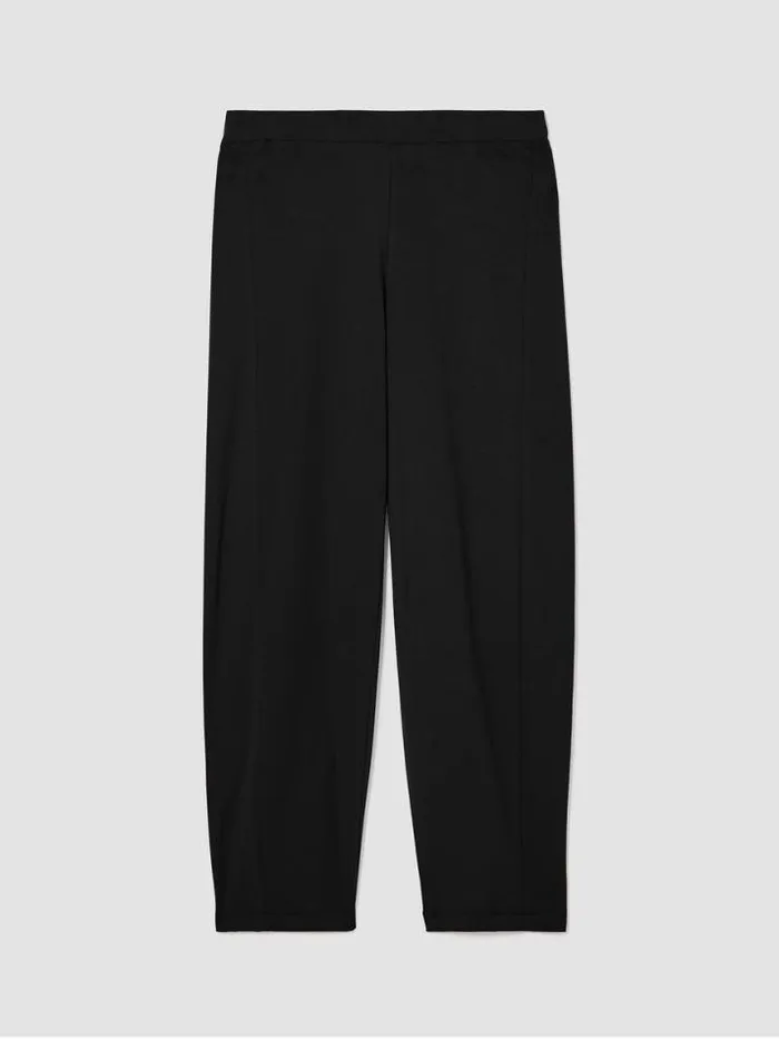 Shop Eileen Fisher Extended Sizing 1X3X Organic Cotton Interlock Lantern Sleep Pant Black