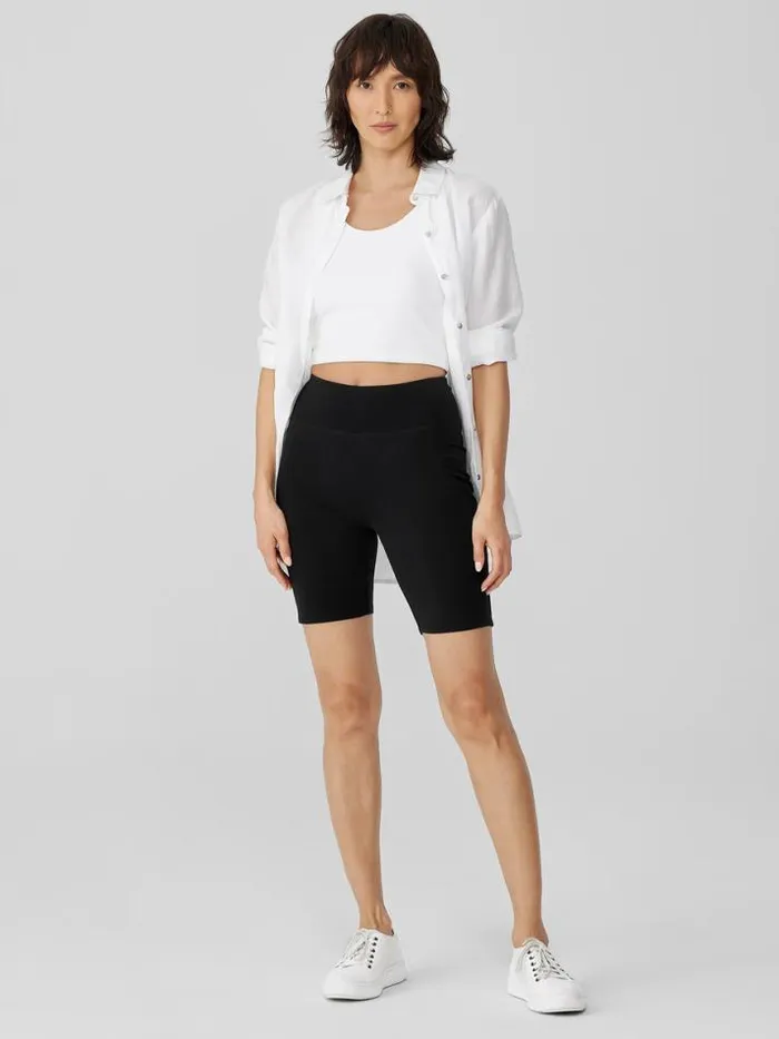 Shop Eileen Fisher Pants Shorts and Jumpsuits Pima Cotton Stretch Jersey Shorts Black Shop Eileen Fisher Pants Shorts and Jumpsuits Pima Cotton Stretch Jersey Shorts Black