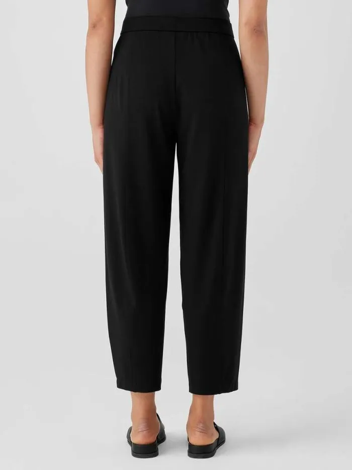 Shop Eileen Fisher Pants Shorts and Jumpsuits Stretch Jersey Knit Lantern Pant Black