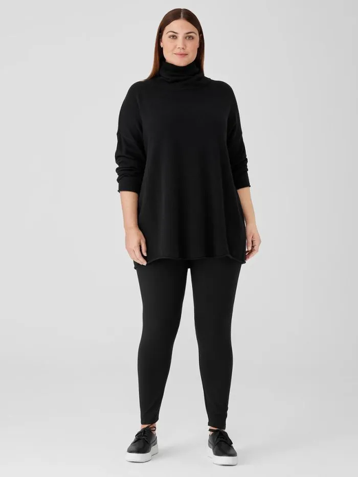 Shop Eileen Fisher Pants Shorts and Jumpsuits Stretch Jersey Knit Leggings Black
