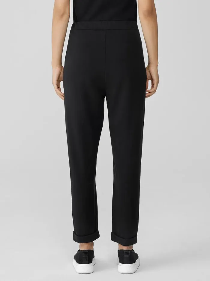 Shop Eileen Fisher Pants Shorts and Jumpsuits Traceable Cotton Jersey Pant Black