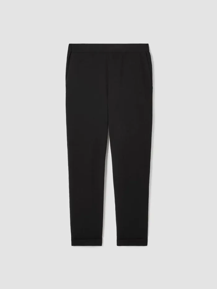Shop Eileen Fisher Pants Shorts and Jumpsuits Traceable Cotton Jersey Pant Black