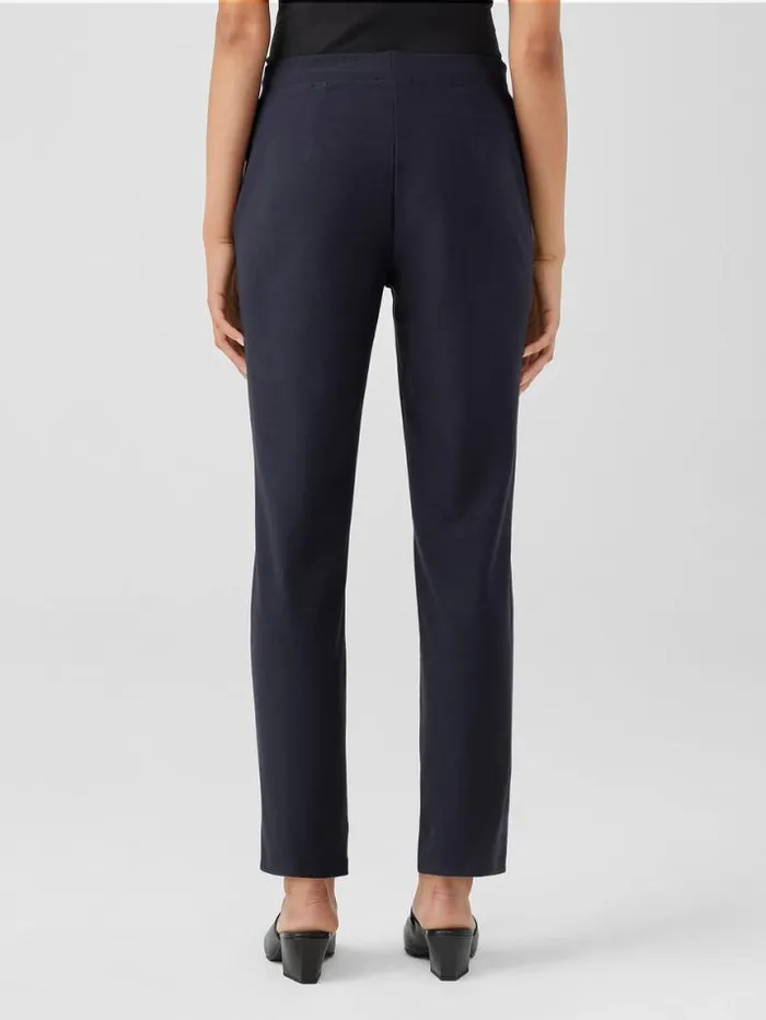 Shop Eileen Fisher Pants Shorts and Jumpsuits Washable Stretch Crepe Pant Nocturne