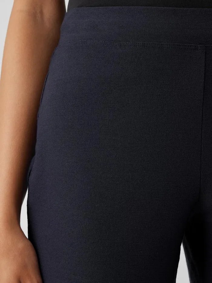 Shop Eileen Fisher Pants Shorts and Jumpsuits Washable Stretch Crepe Pant Nocturne