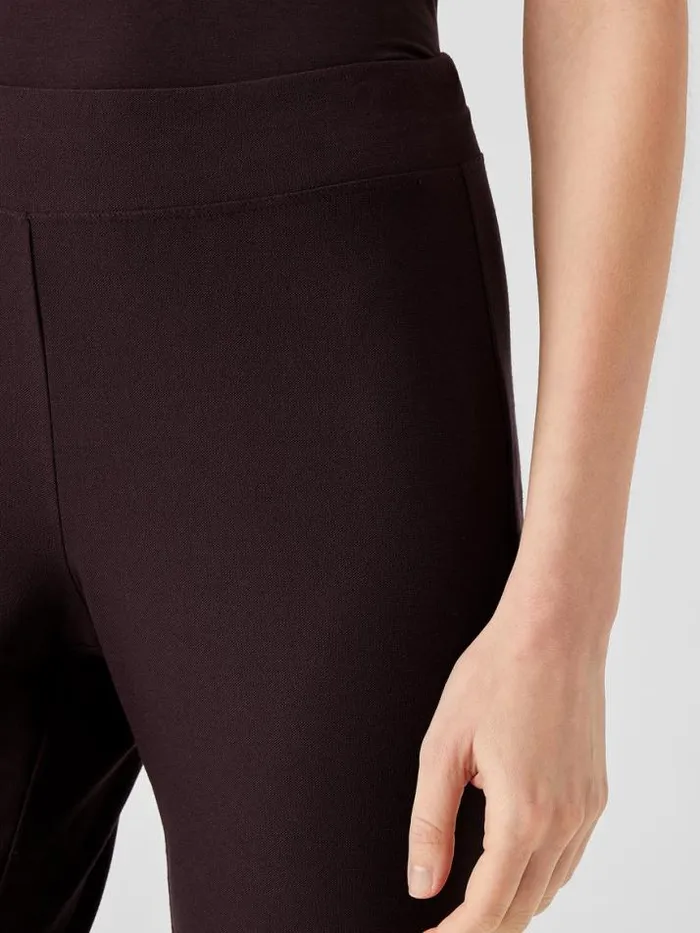 Shop Eileen Fisher Pants Shorts and Jumpsuits Washable Stretch Crepe Slim Ankle Pant Cassis