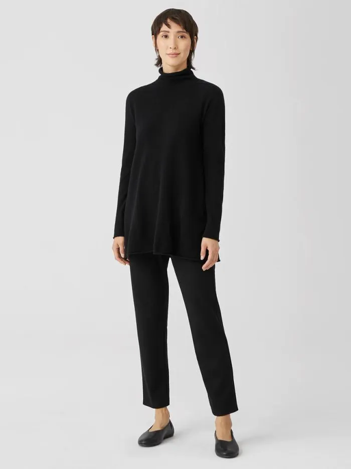 Shop Eileen Fisher Petite Flex Ponte Pant Black