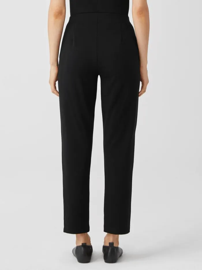 Shop Eileen Fisher Petite Flex Ponte Pant Black