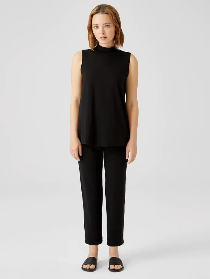 Shop Eileen Fisher Petite Flex Ponte Pant Black