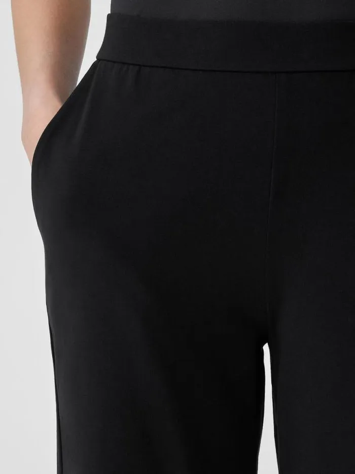 Shop Eileen Fisher Petite Pima Cotton Stretch Jersey Walking Shorts Black