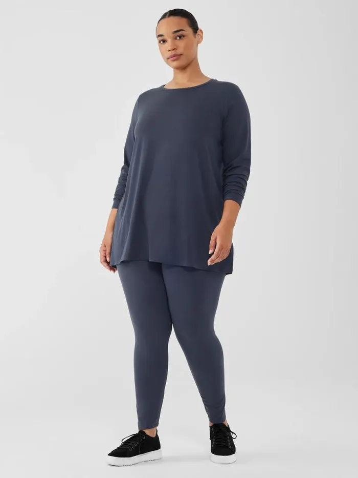 Shop Eileen Fisher Petite Stretch Jersey Knit Leggings Ocean