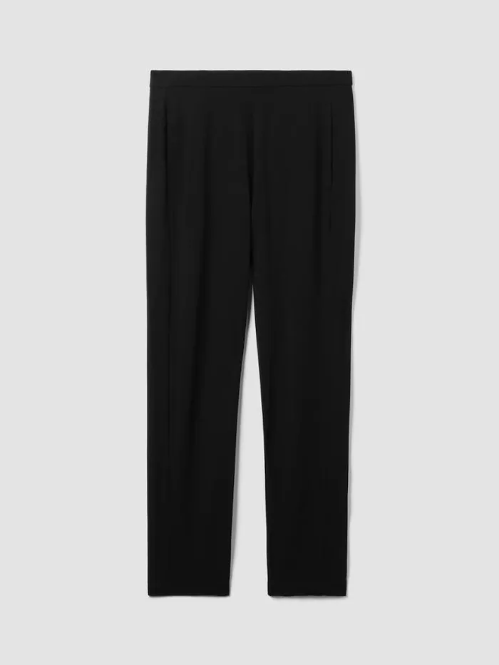 Shop Eileen Fisher Petite Stretch Jersey Knit Slouchy Pant Black