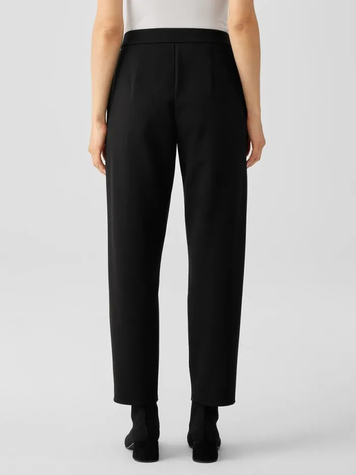 Shop Eileen Fisher Petite Washable Flex Ponte Carrot Pant Black
