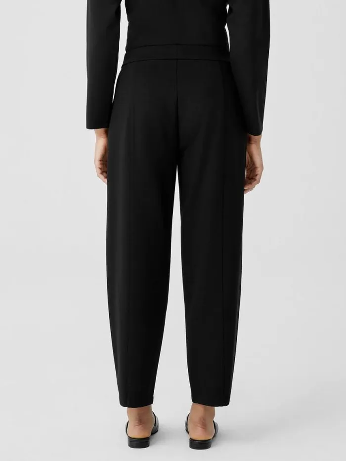 Shop Eileen Fisher Petite Washable Flex Ponte Lantern Pant Black