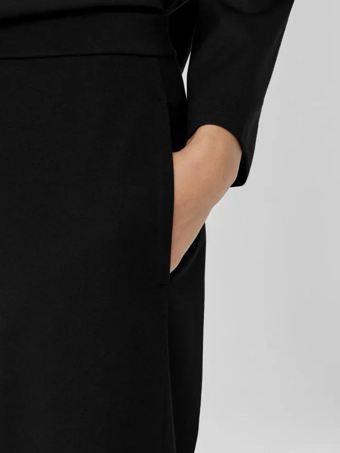 Shop Eileen Fisher Petite Washable Flex Ponte Lantern Pant Black