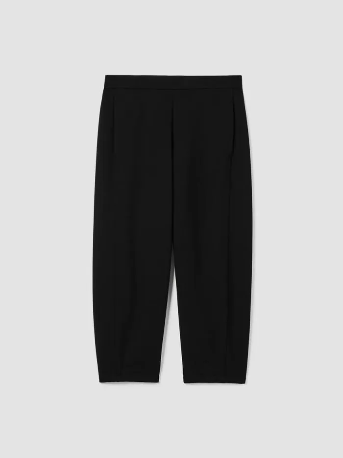 Shop Eileen Fisher Petite Washable Flex Ponte Lantern Pant Black