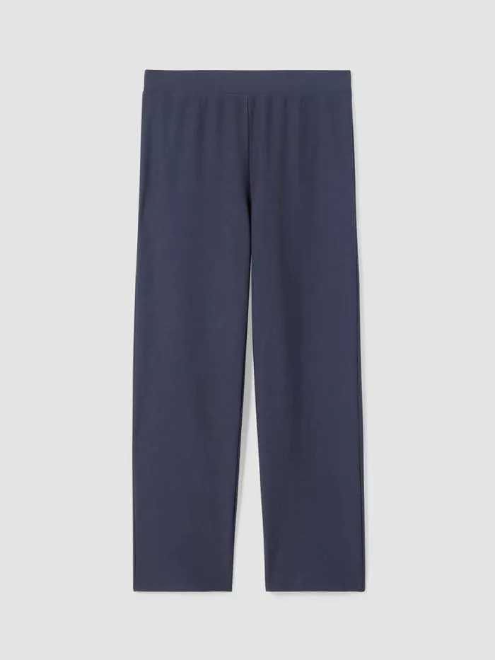 Shop Eileen Fisher Petite Washable Stretch Crepe Straight Pant Ocean
