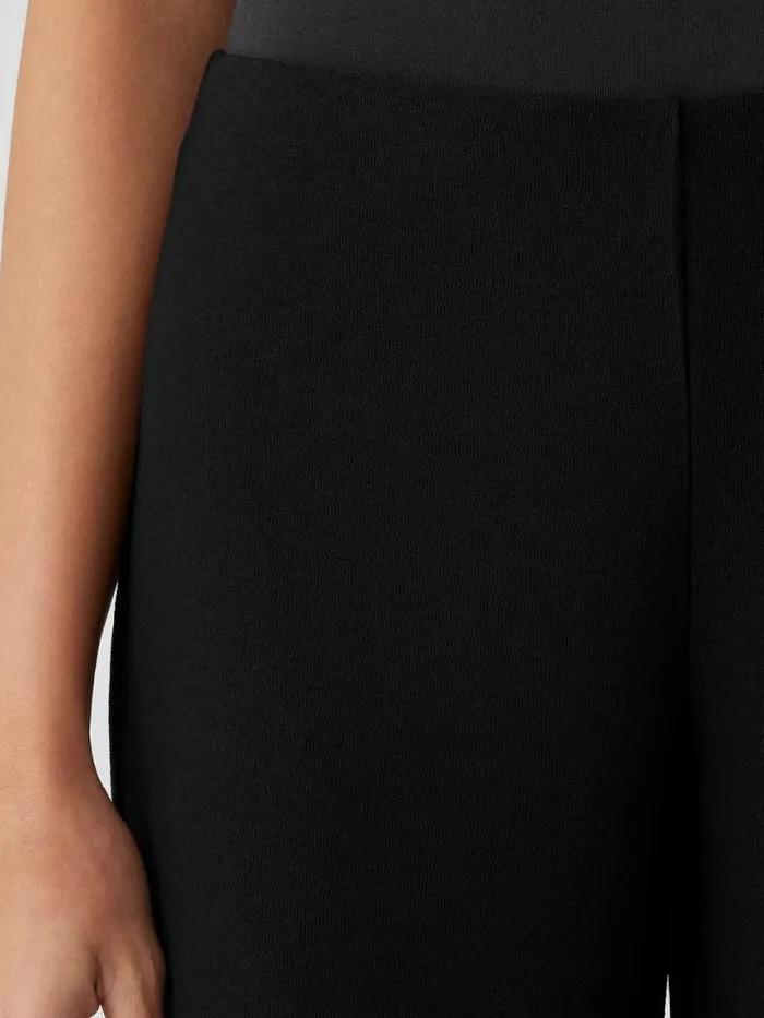 Shop Eileen Fisher Petite Washable Stretch Crepe WideLeg Pant Black