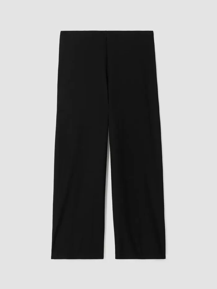 Shop Eileen Fisher Petite Washable Stretch Crepe WideLeg Pant Black