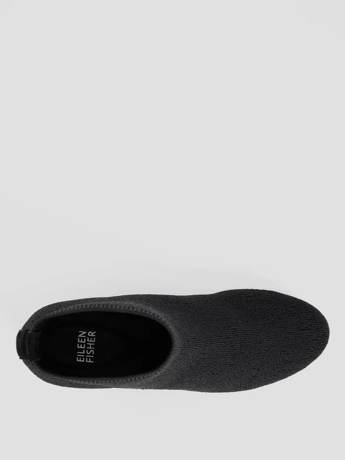 Shop Eileen Fisher Shoes Oriel Recycled Stretch Knit Bootie Black